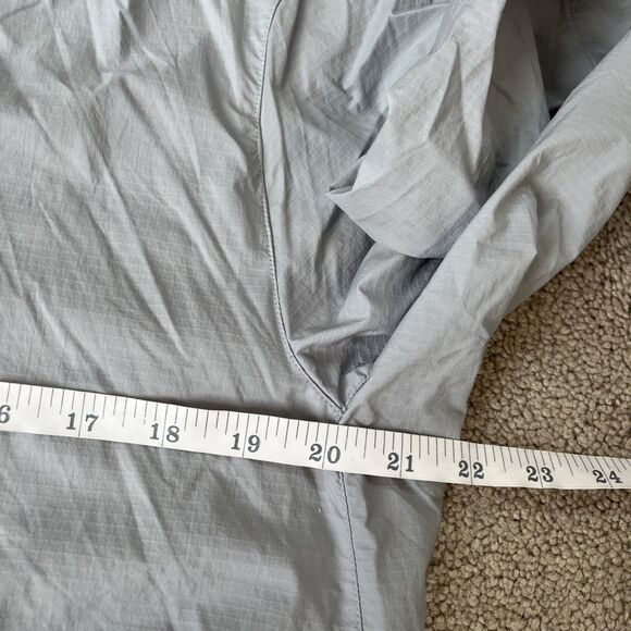 Lululemon Active Jacket Mens Medium Sea Salt Gray Lightweight Running Packable - Picture 5 of 9